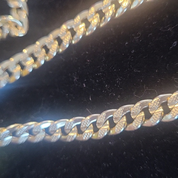 18k Saudi Gold Plated Chain Necklace - Picture 6 of 7